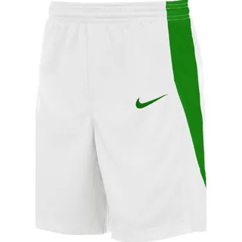 Šortky Nike YOUTH TEAM BASKETBALL STOCK SHORT-WHITE/PINE GREEN nt0202-104 Velikost XL