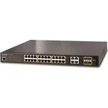 Planet GS-4210-24P4C L2 switch, 28x1Gb, 4x1Gb SFP, 24x PoE 802.3at 220W