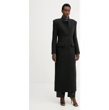 Kabát s příměsí vlny Pinko 106123.A30G černá 99X, vel. 36