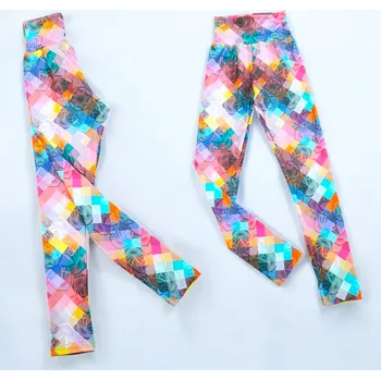 Dívčí legíny Dětské funkční legíny 146 152 Velikost: 146/152 mandaly v kosočtverci Dětské legíny