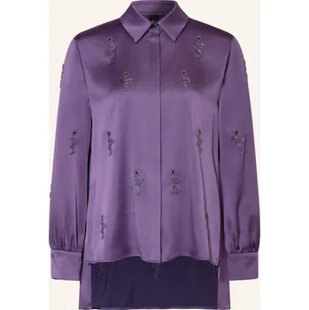 Dámská halenka Marc Cain Dámská Satinová Košile S Ozdobnými Kameny, 744...