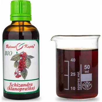 Doplněk stravy Bylinné kapky s.r.o. Schizandra (klanopraška) BIO (TCM) - bylinné kapky (tinktura) 50 ml