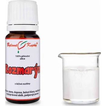 Doplněk stravy Bylinné kapky s.r.o. Rozmarýn 100 % přírodní silice - esenciální (éterický) olej 10 ml