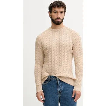 Pánský svetr Svetr s příměsí vlny Lindbergh 30.800227 béžová 08X, vel. XXL