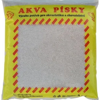 Podestýlka pro terarijní zvíře Lhota Zbyněk Písek akvarijní Akva č.1 - bílý říční jemný 3 kg