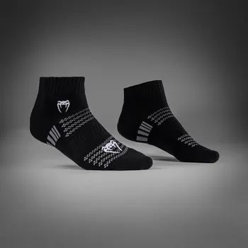 Ponožky Venum Vector Ankle - Black/Grey (3 páry) Velikost: XL