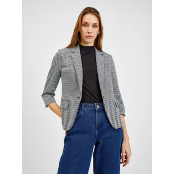 Dámské sako Orsay Bílo-černé dámské kostkované sako - Dámské Orsay černá | šedá 2263639