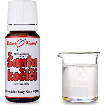 Bylinné kapky s.r.o. Šanta kočičí 100 % přírodní silice - esenciální (éterický) olej 10 ml | Bylinné kapky
