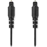 NEDIS Optický audio kabel | TosLink Zástrčka | TosLink Zástrčka | 10.0 m | Kulatý | PVC | Černá | Label