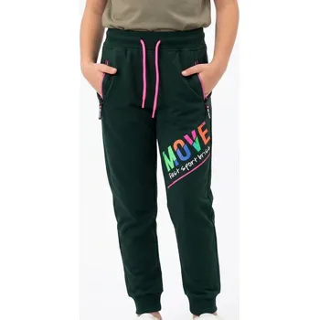 DÍVČÍ TEPLÁKY KUGO MOVE NOVINKA Barva: Černá, Velikost: 158