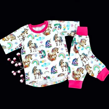 Dětské pyžamo 98 104 Velikost: 98/104 jednorožci 3/4 pyžamo Dětské pyžamo