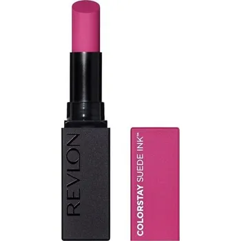 Revlon ColorStay Suede Ink Lipstick, rtěnka s plným krytím, dlouhotrvající, nepřenosné složení,
