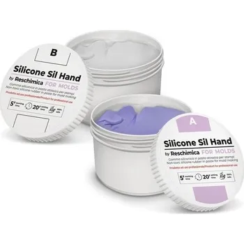 Ruční pumpa Silikonový kaučuk 1:1 hnětací silikon SIL HAND, formovací hmota, silikonový kaučuk, modelovací