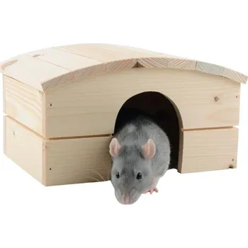 Vlastimil Morávek Dřevěný domeček s obloukovitou střechou 23 x 17 x 14 cm