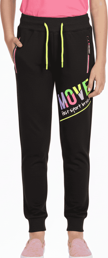 DÍVČÍ TEPLÁKY KUGO MOVE NOVINKA Barva: Tmavě modrá, Velikost: 146