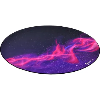 Herní příslušenství AROZZI Zona Floorpad Galaxy/ ochranná podložka na podlahu/ kulatá 121 cm průměr/ design galaxie