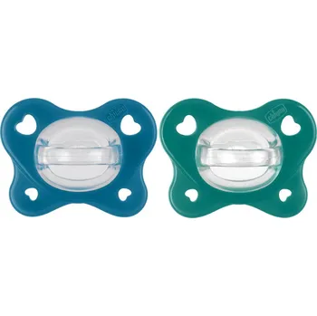 Chicco Šidítko PhysioForma® Dual Soft 16 - 36 m, 2 ks Modré