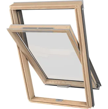 Okno DAKEA BETTER SAFE dřevěné střešní okno 78x118cm