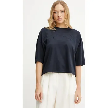 Pánské tričko Bavlněné tričko BOSS 50541328 námořnická modř 59X, vel. XS