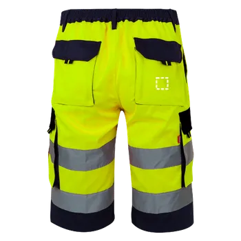 Nákupní taška VL HADES. Dvoubarevné bermudy s více kapsami (210 g/m²), z bavlny (20 %) a polyesteru (80 %) Výšivka (max. 12 barev, 35 x 35mm) 12 barev 1 Zadní kapsa