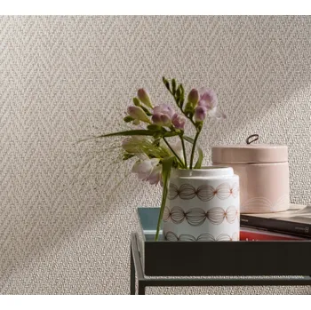 Tapeta Vinylová tapeta na vliesu Marburg vzor rybí kost, omyvatelná, 53 cm x 10 m