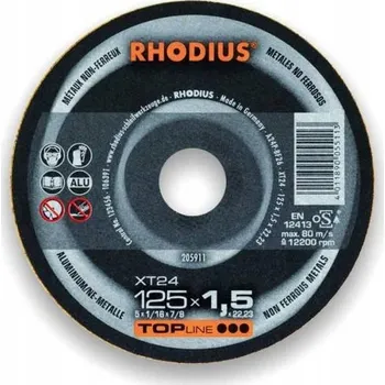 Řezný kotouč RHODIUS 210451 kotouč na řezání hliníku 125x1