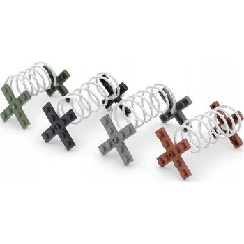 ostatní stavebnice STAVEBNICE vojenské ZÁBRANY / polní překážka 5 segmentů (KL40)