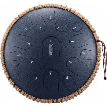 Perkuse HLURU TB15-14-NAVYBLUE TONGUE DRUM 15 TÓNŮ 14 PALCŮ HANDPAN MODRÝ