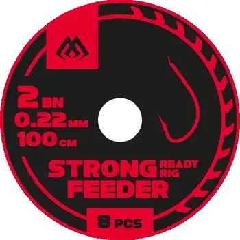 MIKADO - Hotové Návazce Strong Feeder Nr. 4 0,20 mm/100 cm vel. 4 10 ks