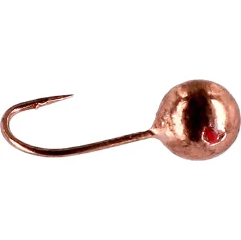 Nástraha MIKADO - Marmyška Round Mormyshka 0,3 g 18 mm Copper 5 ks