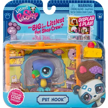 Figurka LITTLEST PET SHOP SÉRIE 2 PET NOOK FRANCOUZSKÉ BISTRO ORIGINÁLNÍ SADA S FIGURKOU
