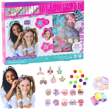 Výtvarná sada LEAN Toys DIY kreativní sada pro výrobu čelenek 34 x 25 x 4,5 cm