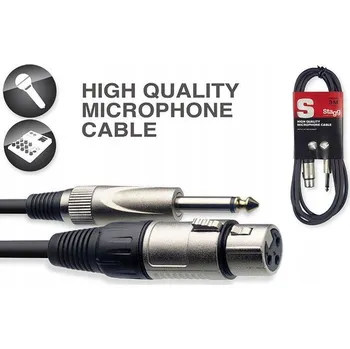 Audio kabel Stagg SMC3XP - Mikrofonní kabel 3m