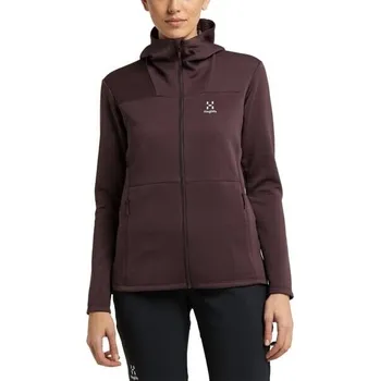Dámská mikina Dámská mikina Haglöfs Willow Mid Hood velikost M hnědá