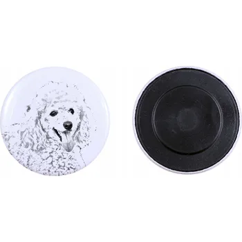 Obraz Pudl - magnet s psím mazlíčkem, výjimečně lehký, silný magnet, kvalitní výrobek.