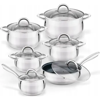 Hrnec Sada hrnců nerezová ocel Konighoffer Orvieto, 12 dílů.