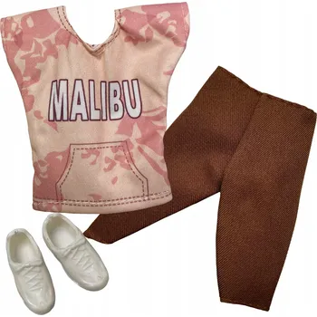 Doplněk pro panenku OBLEČENÍ pro PANENKU KENA Sada oblečení komplety OBLEČENÍ boty KEN DOPLŇKY