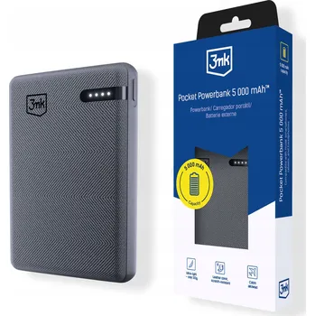 Powerbanka Powerbank 3mk 5000 mAh šedý