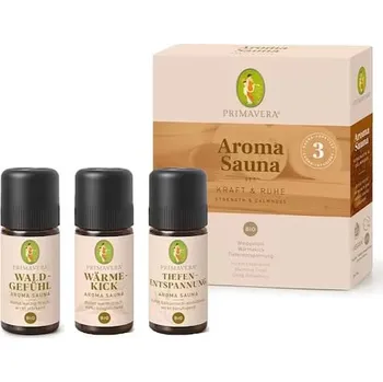 Vůně do bytu Poznávací sada Strenght & Calmness (Aroma Sauna) Primavera