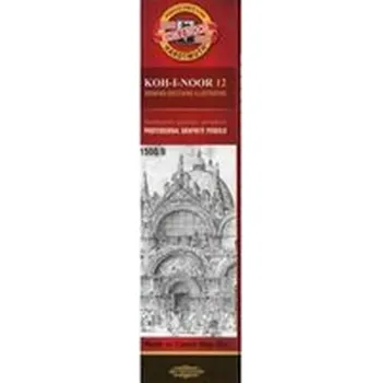 Grafitová tužka Tradiční tužka Koh-I-Noor 8B, 12 ks