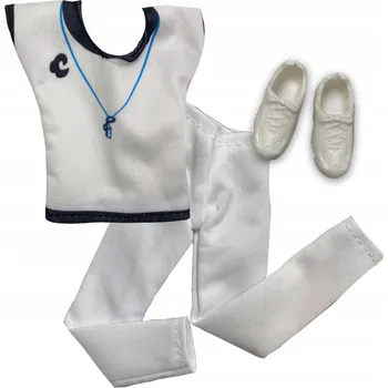 Doplněk pro panenku OBLEČENÍ pro PANENKU KENA Sada dlouhé kalhoty OBLEČENÍ boty KEN DOPLŇKY