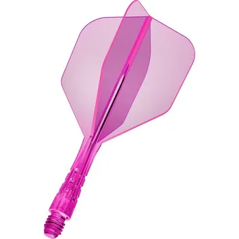 Šipka Mission Force 90 Vortex neon růžové integrované No6 letky a krátké násadky na šipky