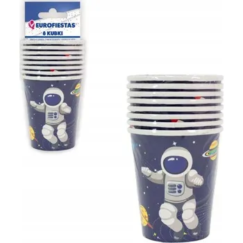 KELÍMKY PAPÍROVÉ NAROZENINY KOSMOS BLAST SPACE 8ks