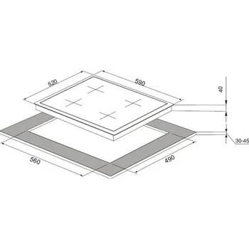 Varná deska Plynová varná deska Philco PGI 64C