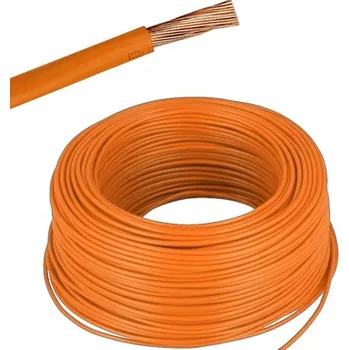elektrický kabel Vodič lanko kabel jednožilový LGY 0,75 0,75mm 0,75mm2 oranžový 1x0,75