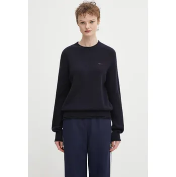Dámské oblečení Vlněný svetr Lacoste AF4160 námořnická modř 59X, vel. 40