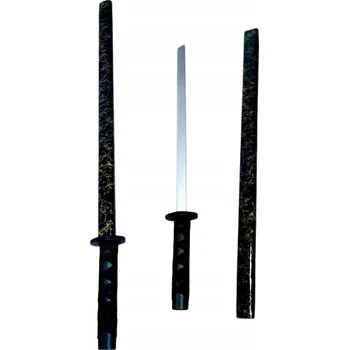 Dřevěný meč – rekvizita pro rytíře, 72 cm, KATANA SAMURAJ