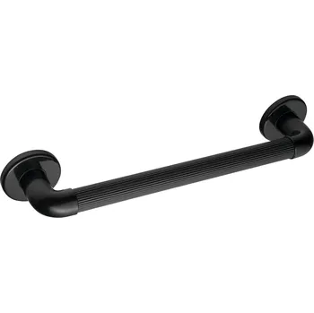 Madlo do koupelny Ridder Pevnostní madlo plastové, 450mm, černá - A1014510