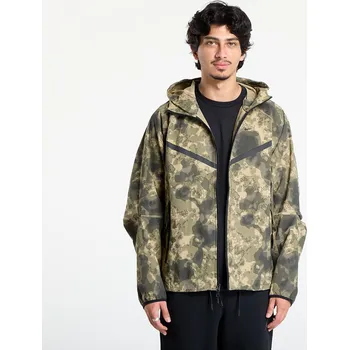 Pánská větrovka NIKE Tech Men's Dri-FIt Woven Camo Windrunner Jacket HV0979-210 olivová/černá