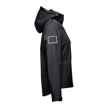 THC ZAGREB WOMEN. Dámská softshellová bunda s páskem 1 Sleeve, 80 x 60 Transfer, 3 barvy